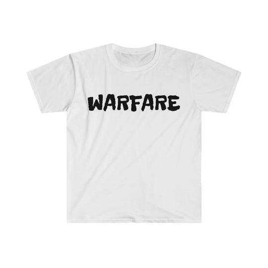 WARFARE BACK LOGO Unisex Softstyle T-Shirt WAR COLLECTION