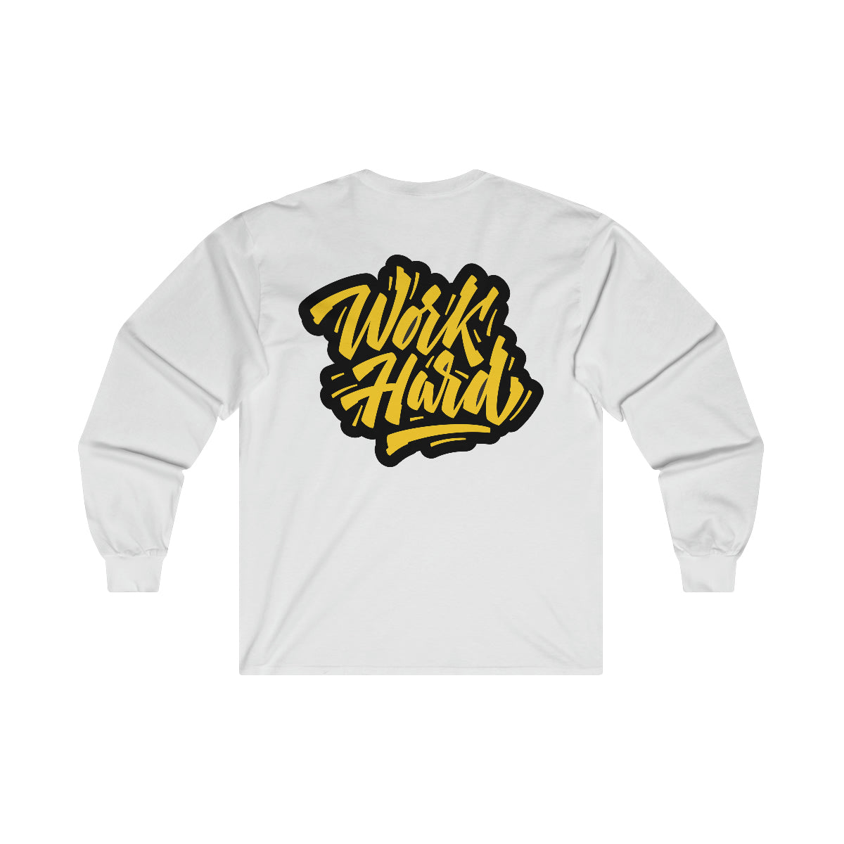WORK HARD Ultra Cotton Long Sleeve Tee LIFT HEAVY COLLECTION