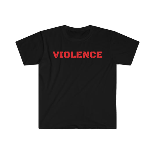 VIOLENCE Unisex Softstyle T-Shirt WAR COLLECTION