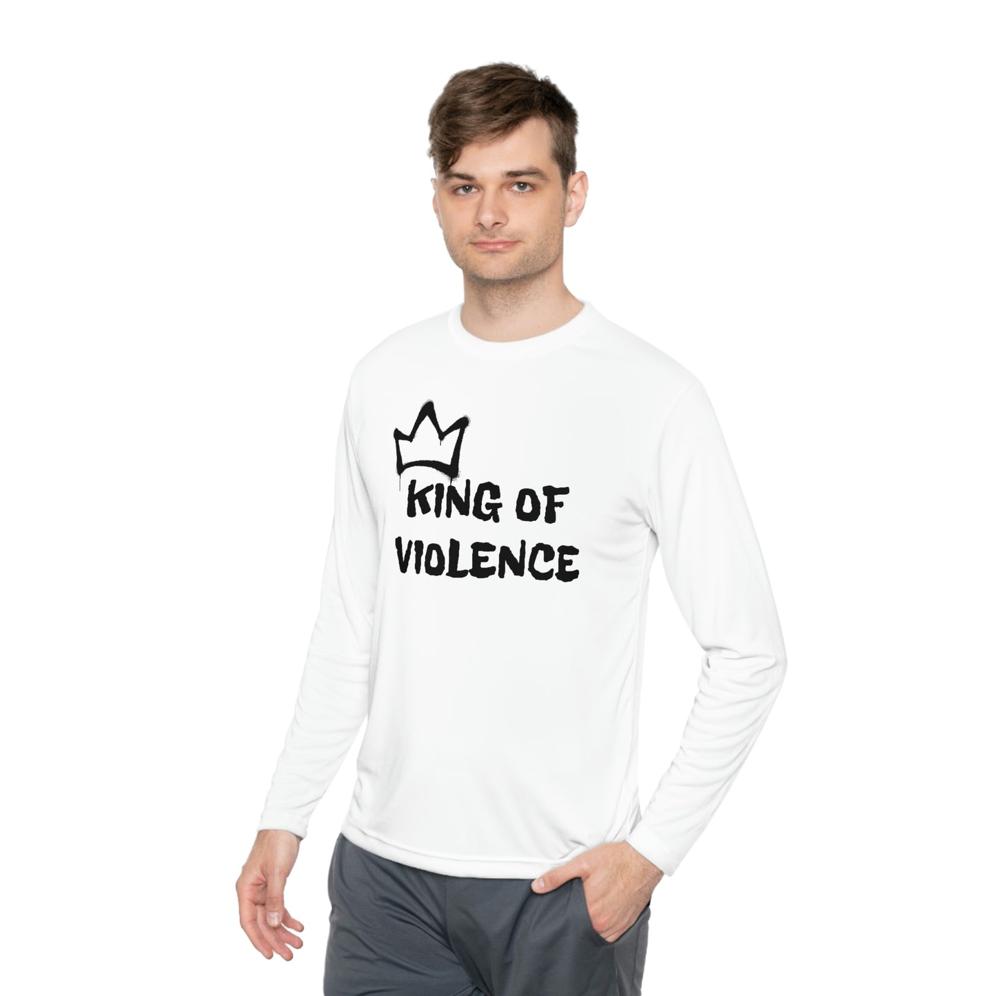 KING OF VIOLENCE Unisex Lightweight Long Sleeve Tee