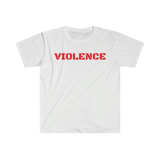 VIOLENCE Unisex Softstyle T-Shirt WAR COLLECTION