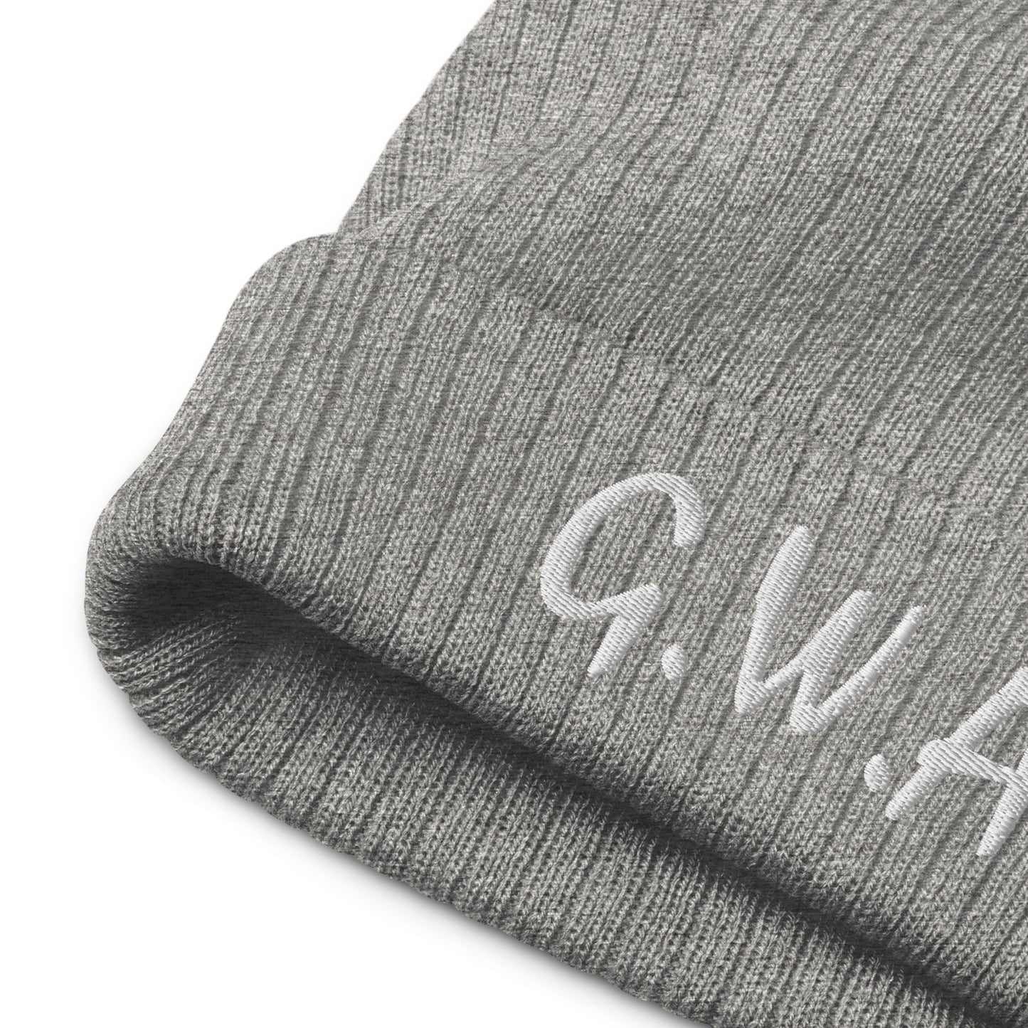 G.W.A. Ribbed knit beanie HAT