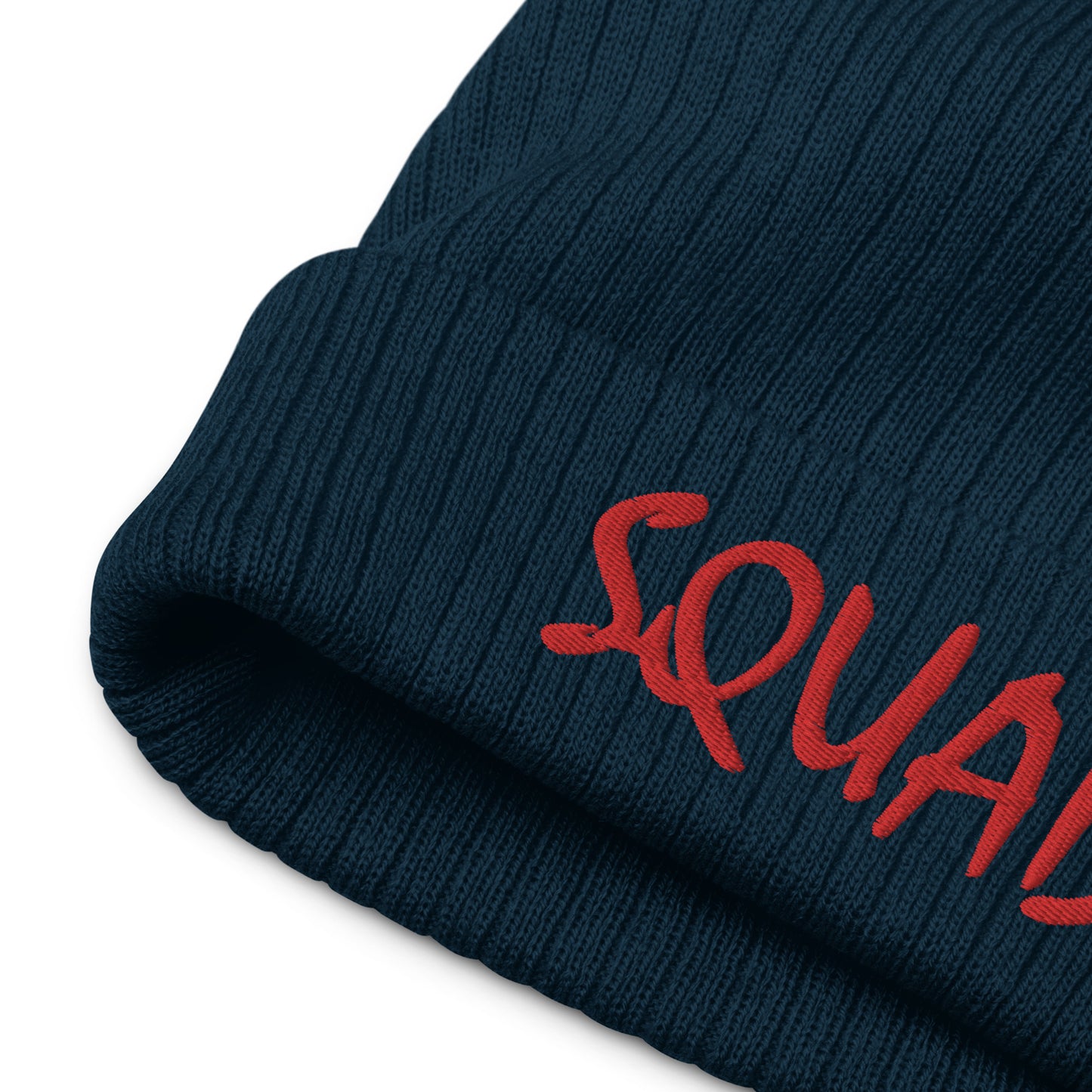 SQUAD Ribbed knit beanie HAT