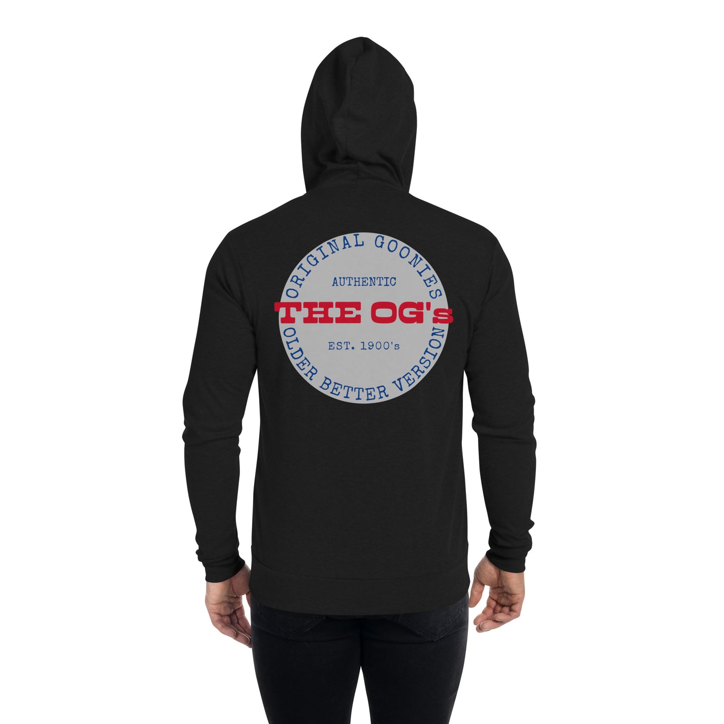 EMBROIDERED O.G. ORIGINAL Unisex zip hoodie